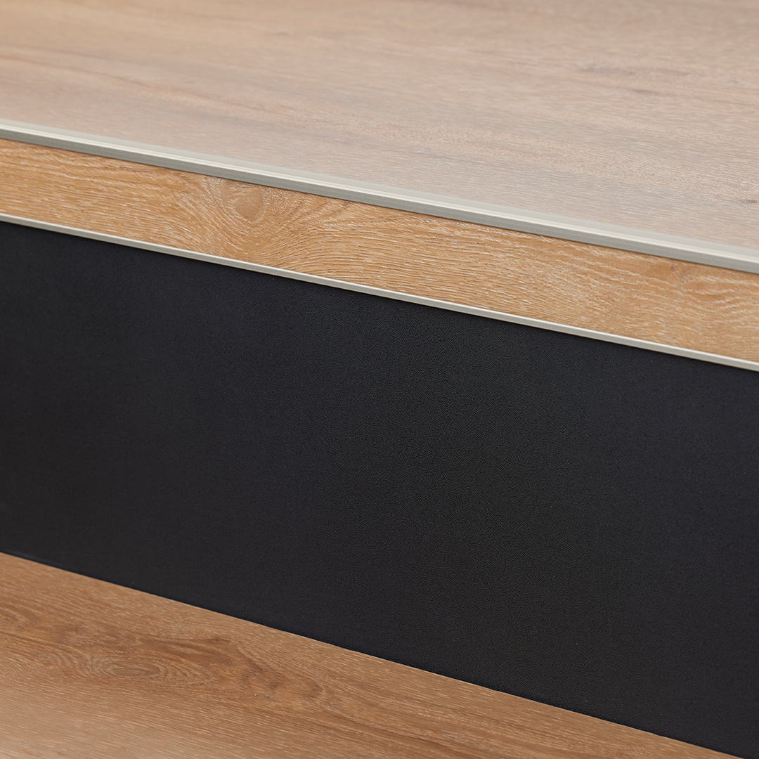 Stootbord Zwart verpakt per 18 stuks Ral 9005