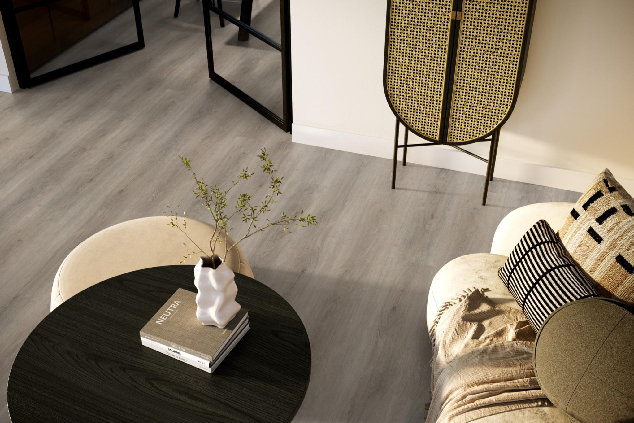 Ambiant Robusto Light Grey PVC Staal