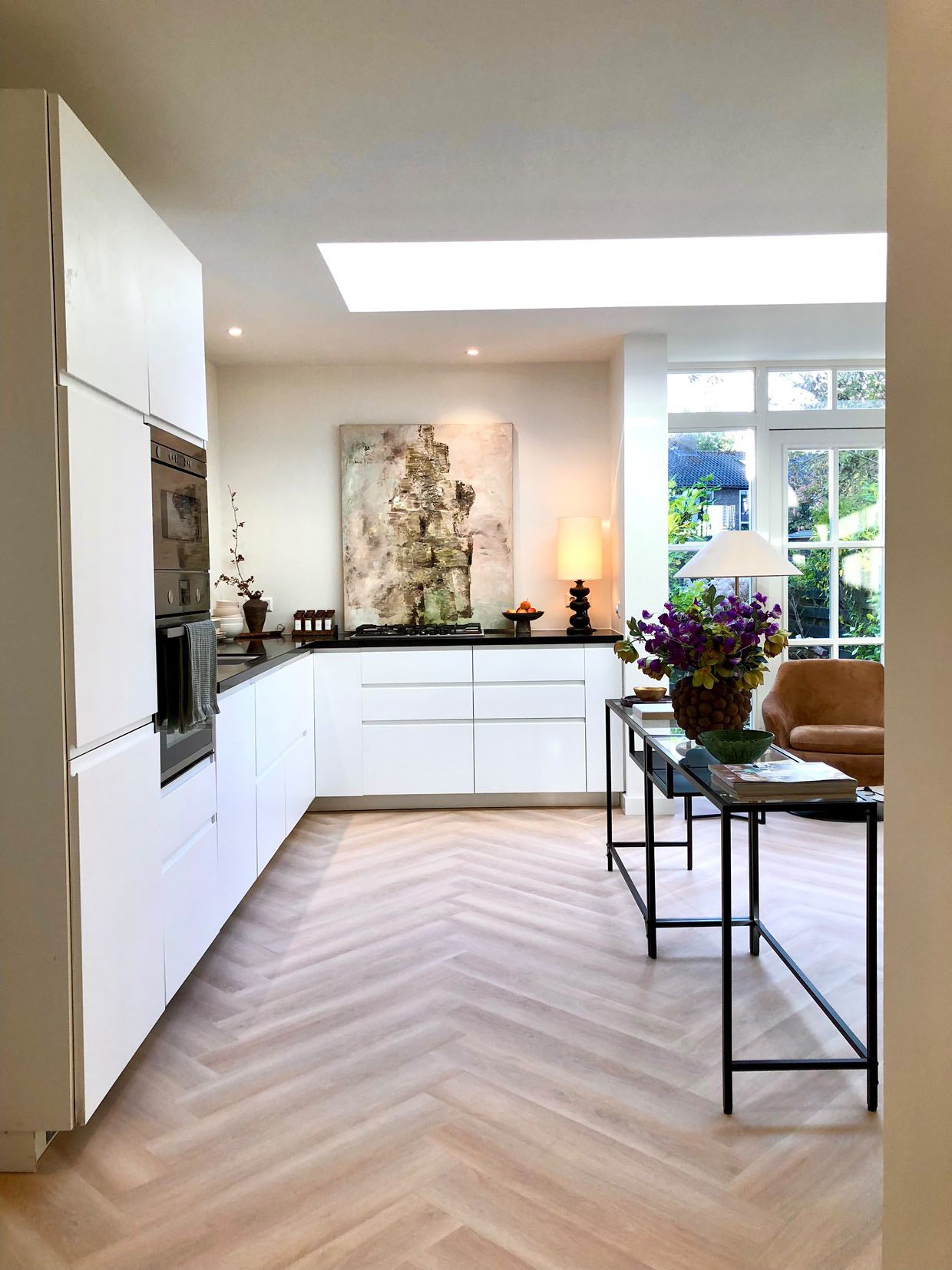 Floer Balein Beige walvisgraat XXL PVC Click