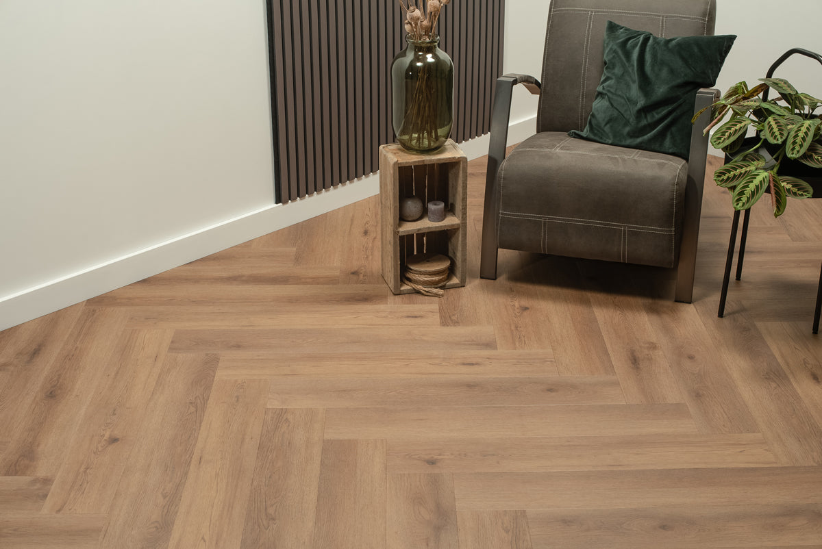 Floer Narwal Noot Bruin Walvisgraat XXL Plak PVC