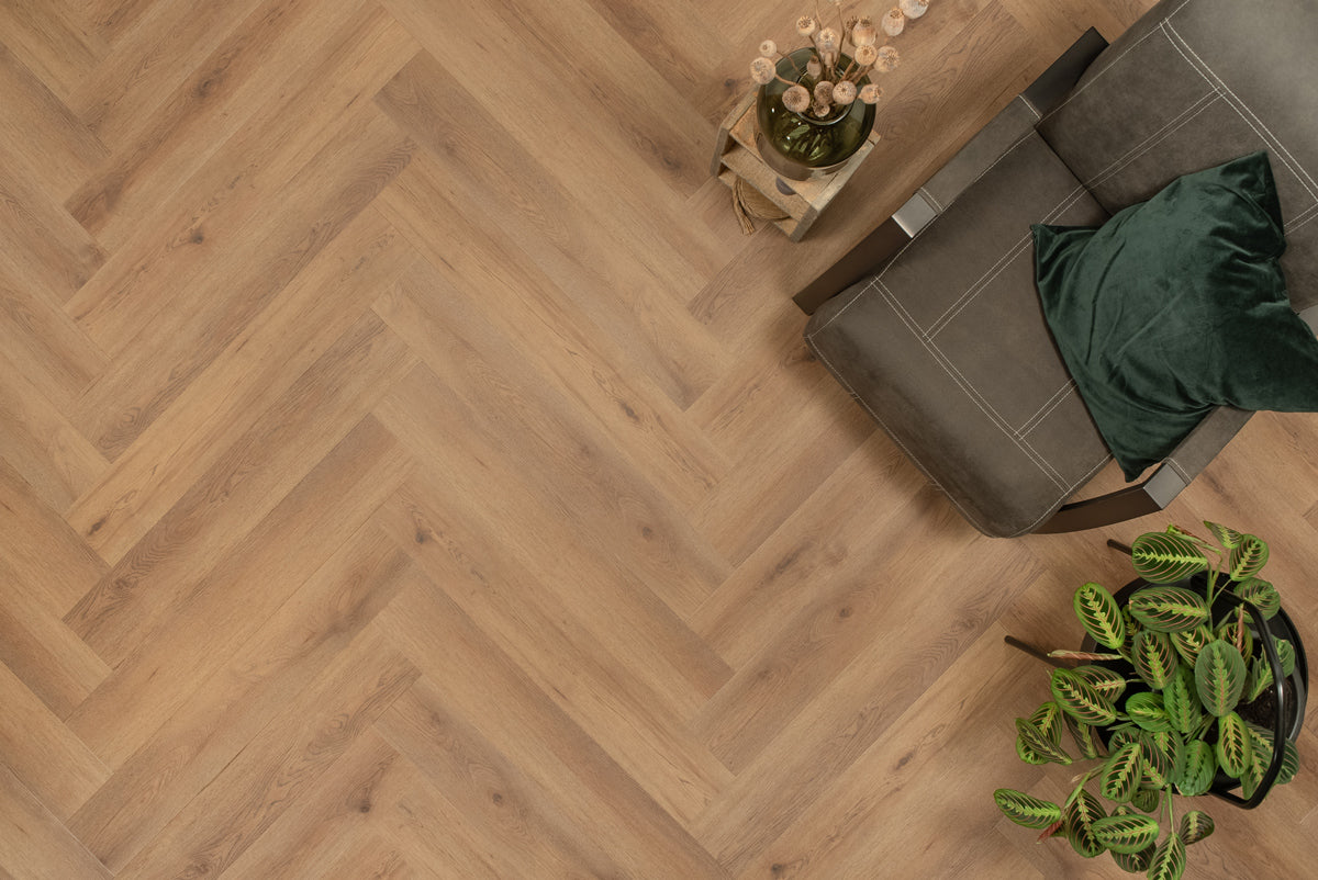 Floer Narwal Noot Bruin Walvisgraat XXL Plak PVC