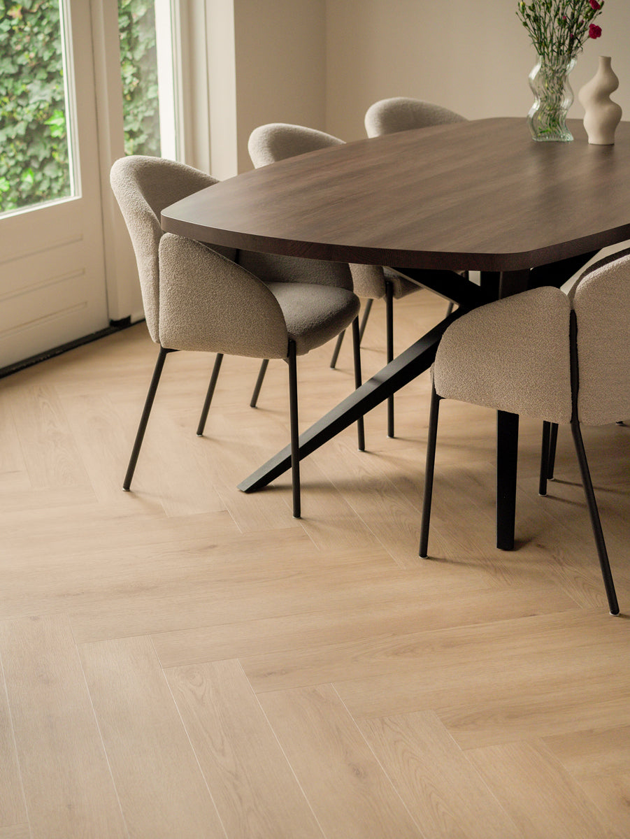 Floer Bryde Bruin Walvisgraat XXL PVC Staal