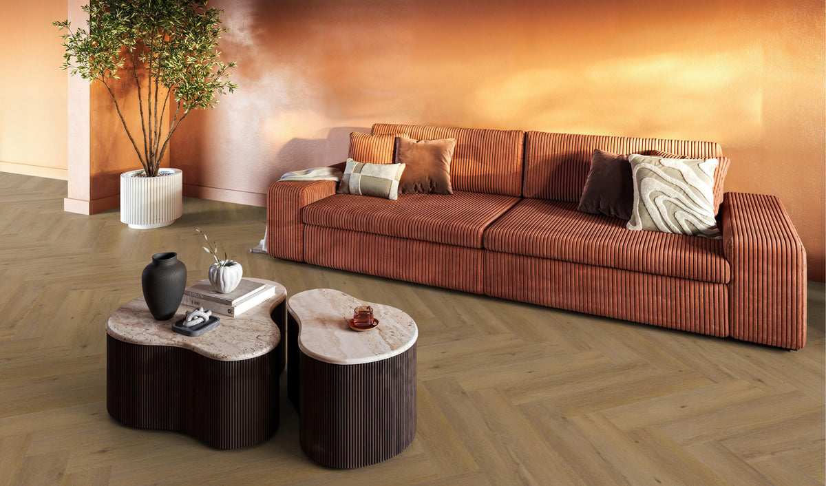 Spigato Vivero visgraat dryback dark oak - afbeelding 6