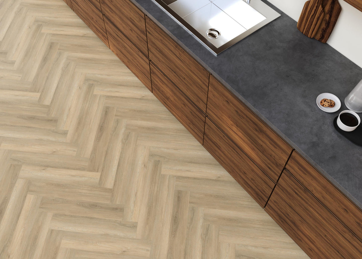 Spigato Avanto visgraat dryback beige - afbeelding 7