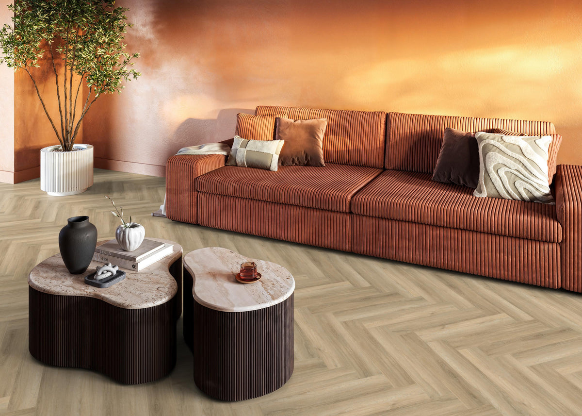 Spigato Avanto visgraat dryback beige - afbeelding 6