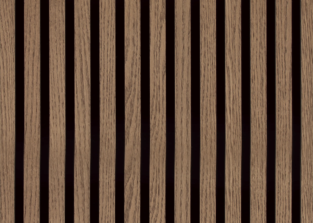 Akoestisch wandpaneel Walnoot