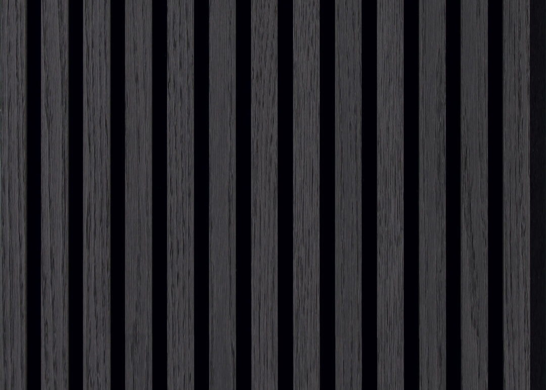 Akoestisch wandpaneel Zwart eiken