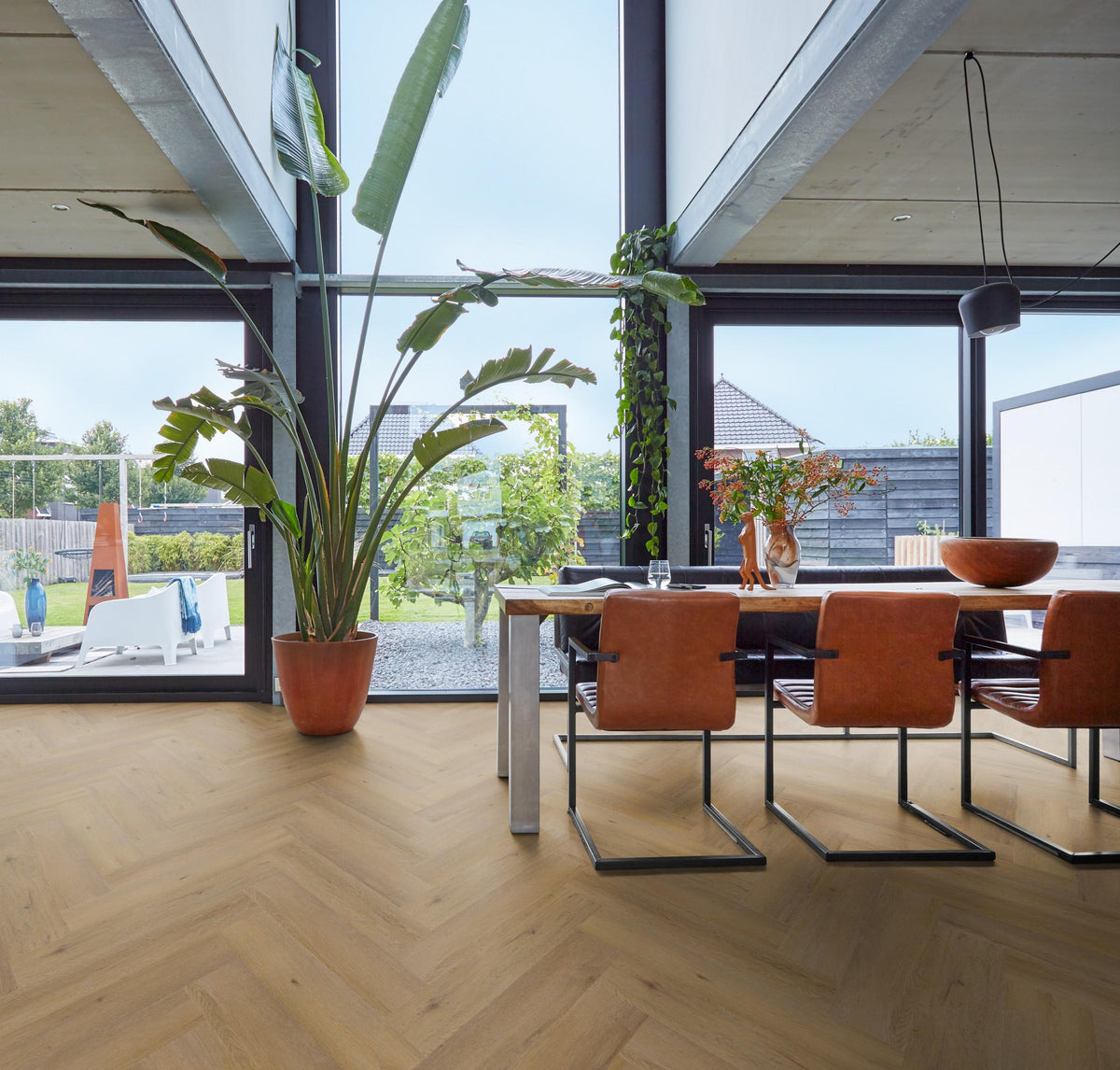 Spigato Vivero visgraat dryback dark oak - afbeelding 4