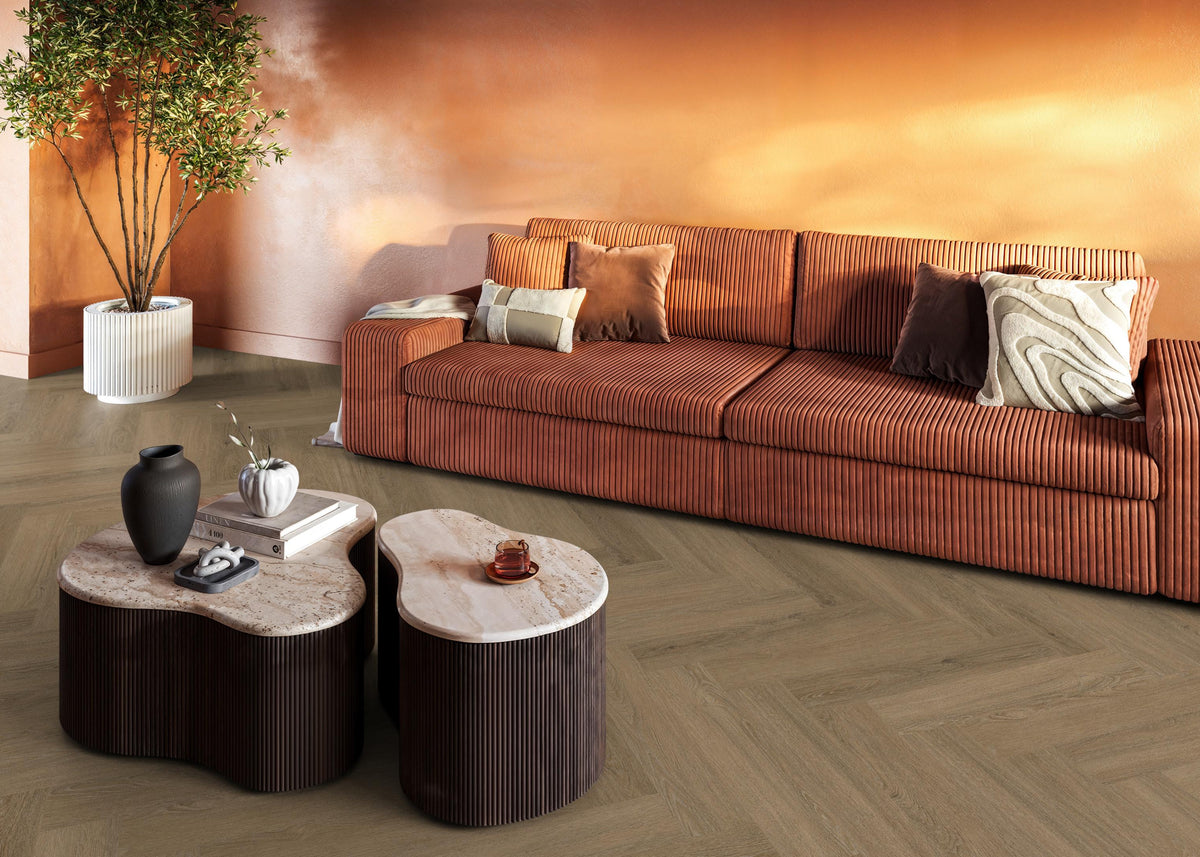 Spigato Viranto visgraat dryback light brown - afbeelding 6