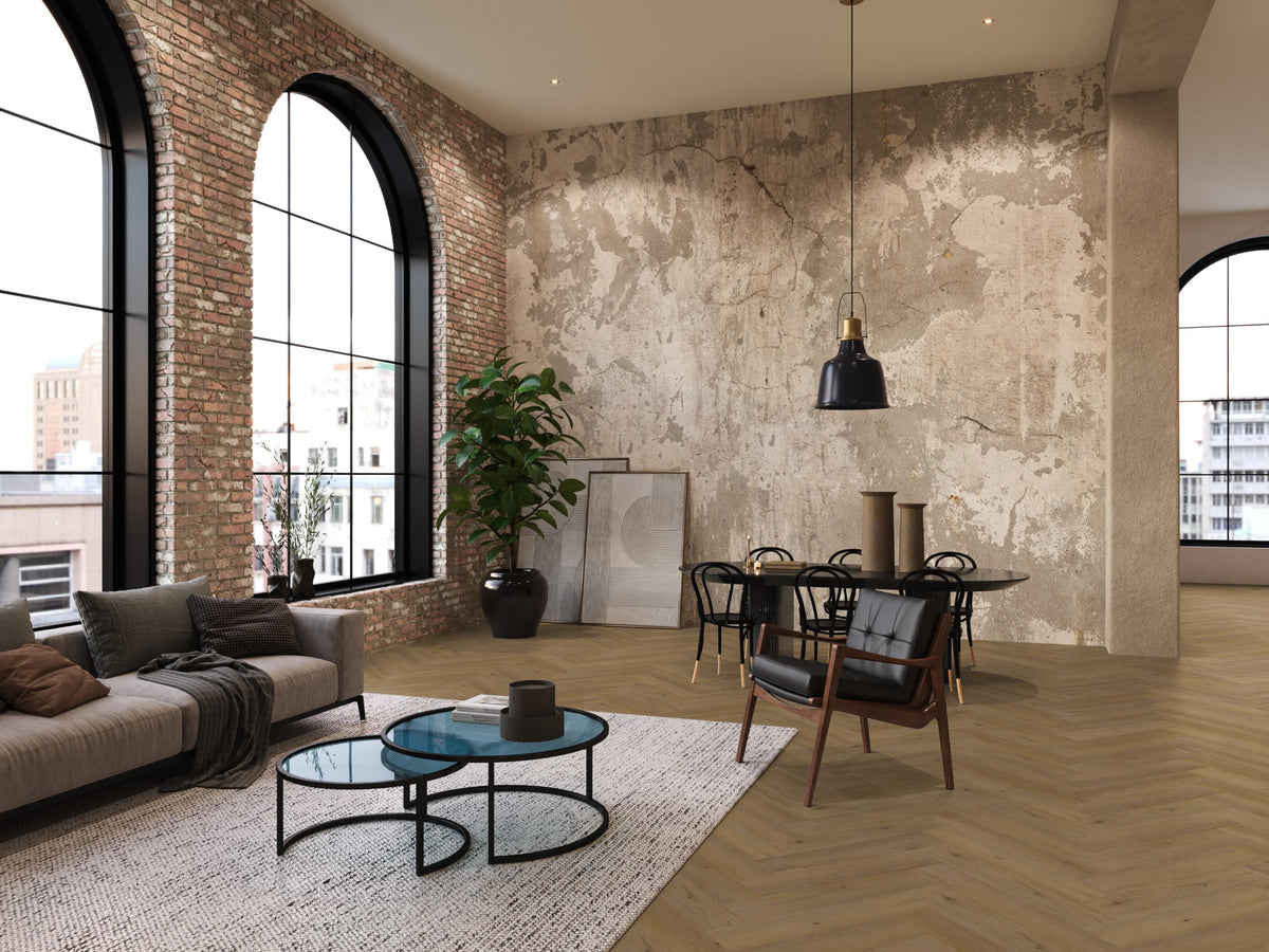 Spigato Vivero visgraat dryback dark oak - afbeelding 9