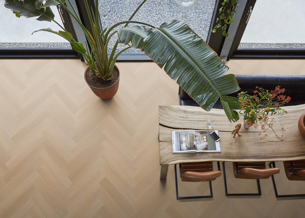 Spigato Estino visgraat dryback natural oak - afbeelding 5